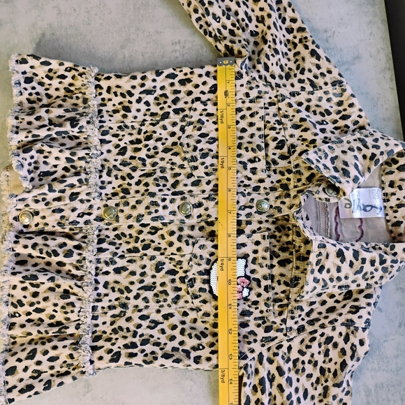 365 Kids Hello Kitty Leopard Print Lightweight Jacket Girls Size 5 - Picture 11 of 12